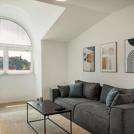 Luxe Penthouse With A Castle View Lublana Zewnętrze zdjęcie
