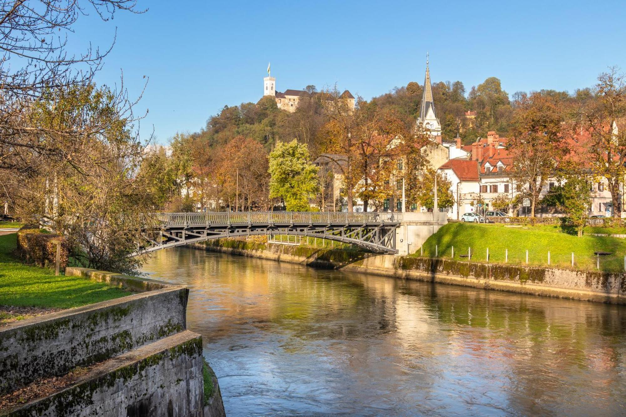 Luxe Penthouse With A Castle View Lublana Zewnętrze zdjęcie